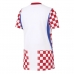 Camiseta Croacia Primera Equipación Replica Mundial 2026 para mujer mangas cortas
